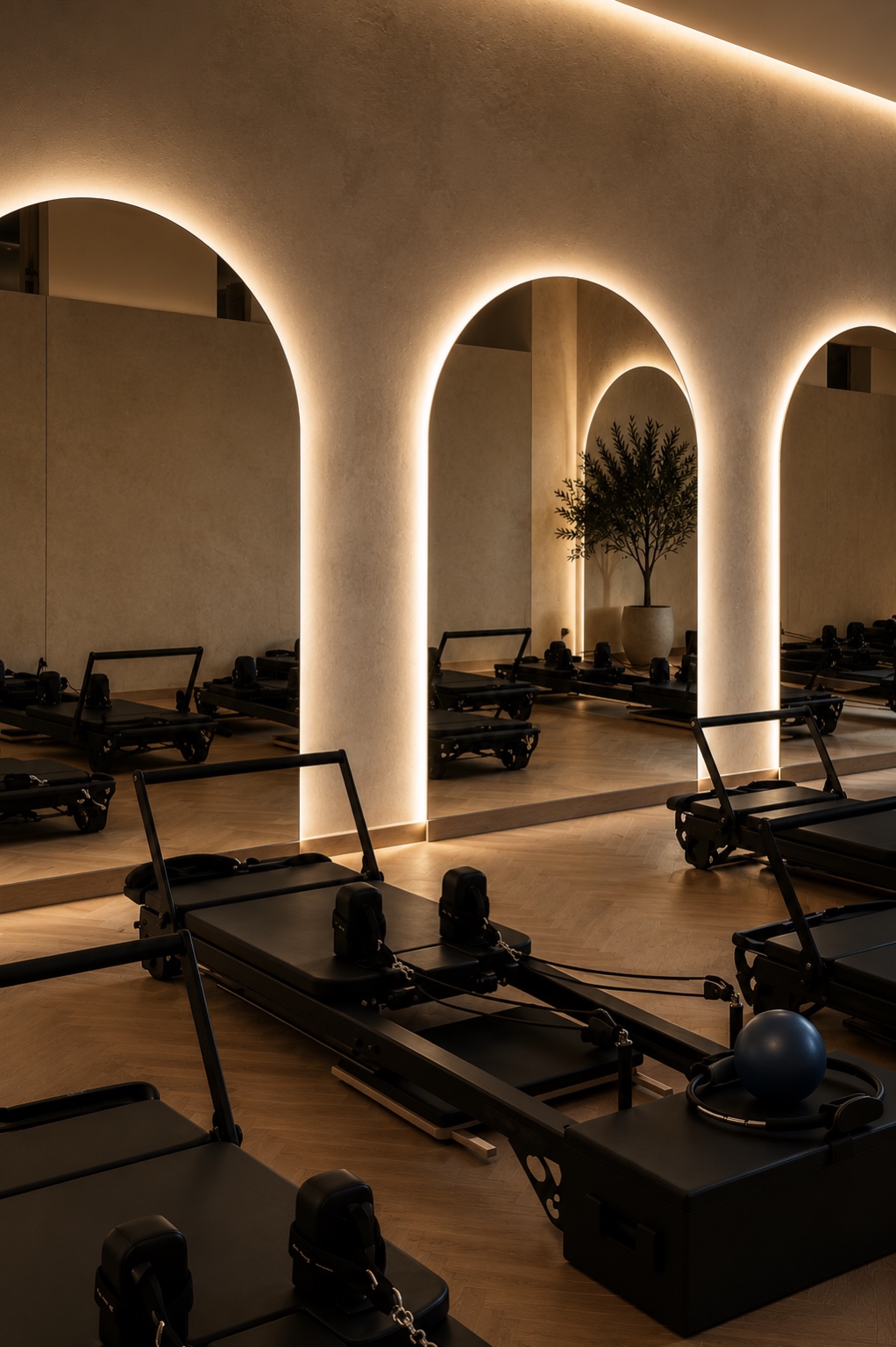 Premium Pilates studio interior